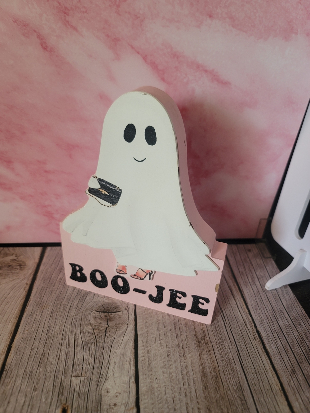 Boo-Jee Pink Ghost Table Decoration by